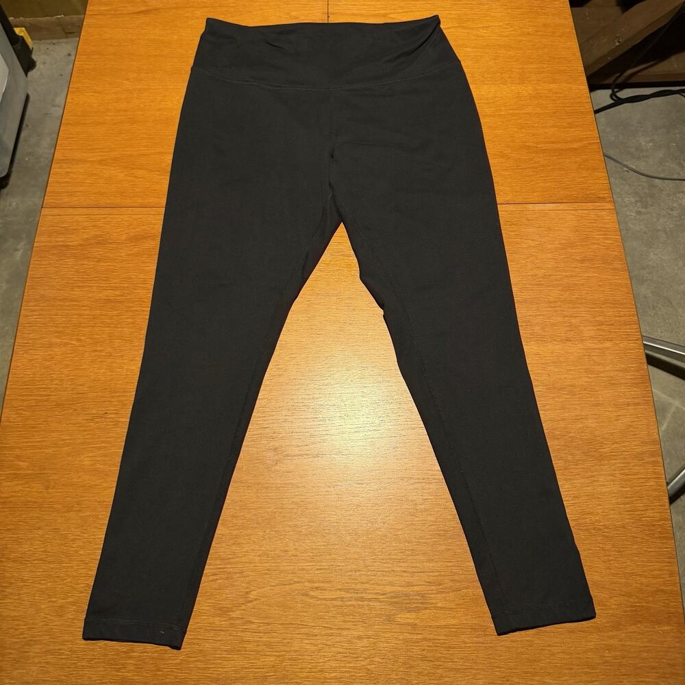 Zella Black High Rise Leggings Women’s 2XL Stretch Athletic Yoga Workout Pants
